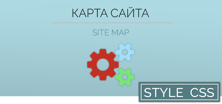 Карта html css